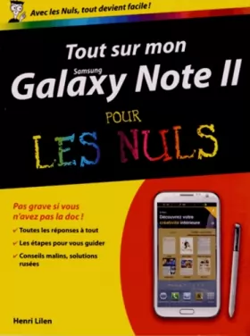 Couverture du produit · Tout sur mon Galaxy Note II Pour les Nuls