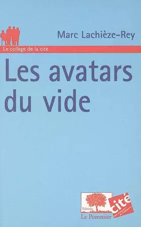 Couverture du produit · Les avatars du vide