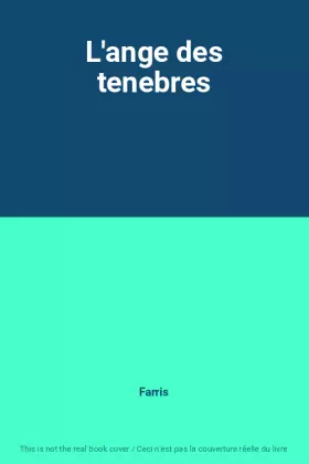 Couverture du produit · L'ange des tenebres