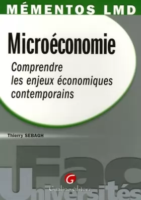 Couverture du produit · Microéconomie : Comprendre les enjeux économiques contemporains
