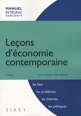 Couverture du produit · Leçons d'économie contemporaine - 2e éd.: Intégral concours