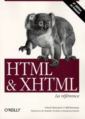 Couverture du produit · HTML et XHTML : La référence