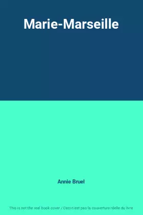 Couverture du produit · Marie-Marseille