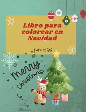 Couverture du produit · Libro para colorear en Navidad para niños