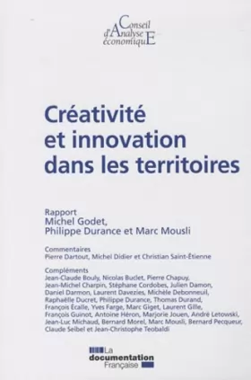 Couverture du produit · Créativité et innovation dans les territoires (cae 91)