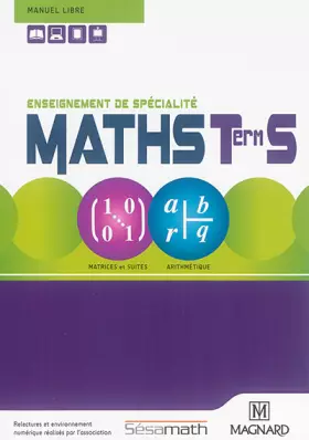 Couverture du produit · Maths Tle S - Enseignement de spécialité (2016) - Manuel élève