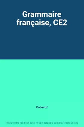 Couverture du produit · Grammaire française, CE2