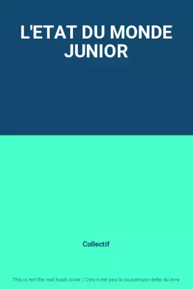 Couverture du produit · L'ETAT DU MONDE JUNIOR