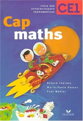 Couverture du produit · Cap maths : CE1, fichier élève