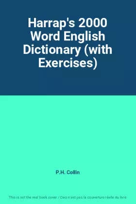 Couverture du produit · Harrap's 2000 Word English Dictionary (with Exercises)