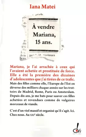 Couverture du produit · À vendre Mariana, 15 ans