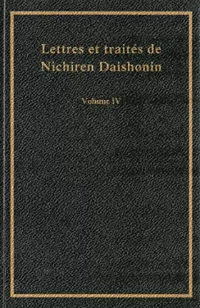 Couverture du produit · Lettres et traités de Nichiren Daishonin