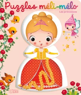 Couverture du produit · Mes puzzles méli-melo rigolos: Les princesses - Dès 1 an