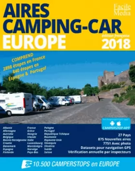 Couverture du produit · Aires Camping-Car Europe 2018