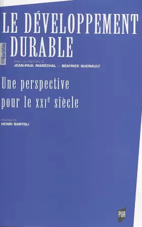 Couverture du produit · Le développement durable : Une perspective pour le XXIe siècle