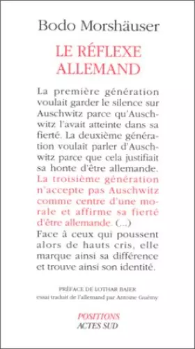 Couverture du produit · Le réflexe allemand