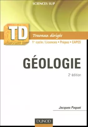Couverture du produit · TD de géologie - 2ème édition