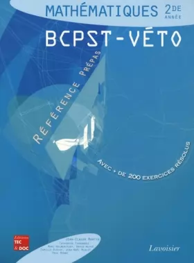 Couverture du produit · Mathématiques 2e année BCPST-VETO