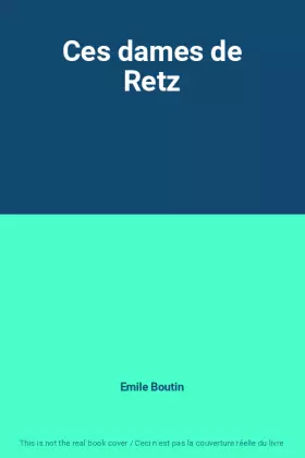 Couverture du produit · Ces dames de Retz