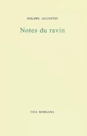 Couverture du produit · Notes du ravin