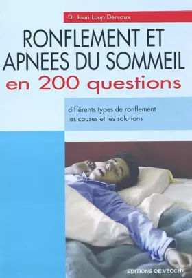 Couverture du produit · Ronflements et apnées du sommeil en 200 questions