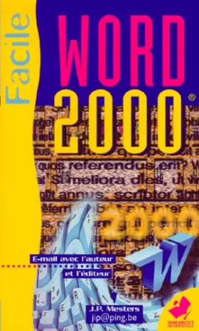 Couverture du produit · Word 2000 facile