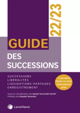 Couverture du produit · guide des successions et liberalites 22 23