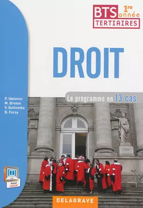 Couverture du produit · Droit 1e année BTS