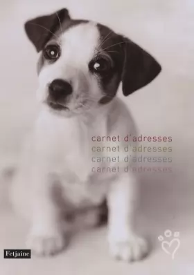Couverture du produit · Carnet d'adresses chien