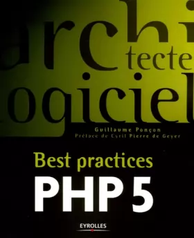 Couverture du produit · Best practices PHP 5