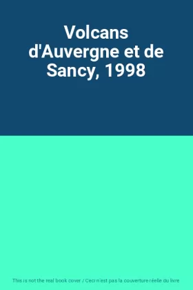 Couverture du produit · Volcans d'Auvergne et de Sancy, 1998