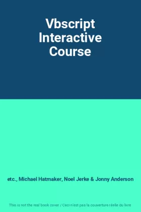 Couverture du produit · Vbscript Interactive Course