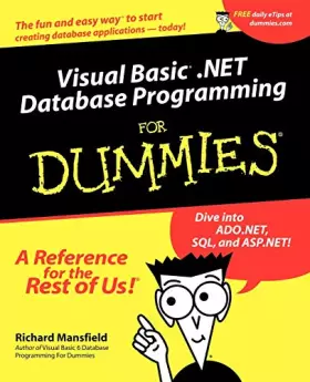Couverture du produit · Visual BASIC.NET Database For Dummies