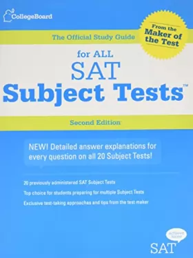 Couverture du produit · The Official Study Guide for All SAT Subject Tests