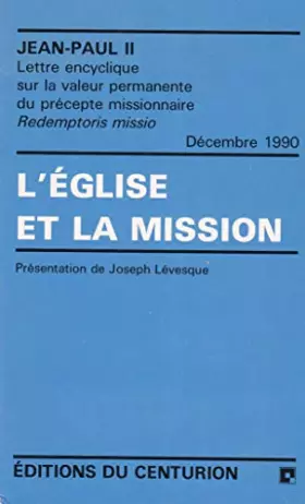 Couverture du produit · L'eglise et la mission