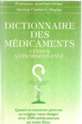 Couverture du produit · Dictionnaire des Medicaments Vendus sans Ordonnance
