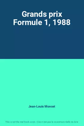 Couverture du produit · Grands prix Formule 1, 1988