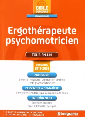 Couverture du produit · Ergothérapeute-psychomotricien 2017/2018