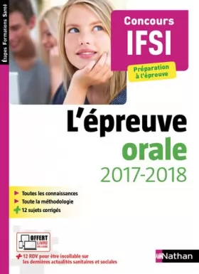 Couverture du produit · L'épreuve orale - Concours IFSI