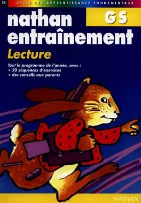 Couverture du produit · Nathan entraînement, numéro 23 : Lecture Grande Section