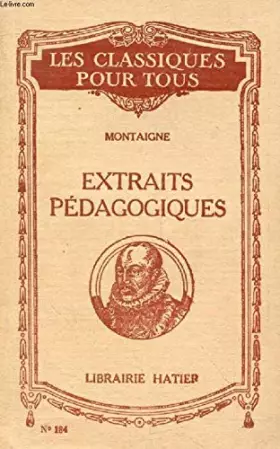 Couverture du produit · Extraits pedagogiques