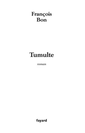 Couverture du produit · Tumulte