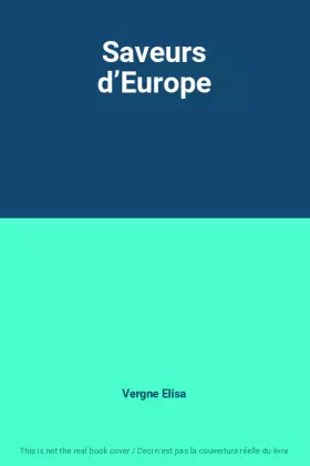 Couverture du produit · Saveurs d’Europe