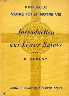Couverture du produit · Introduction Aux Livres Saints