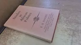 Couverture du produit · Studies in African politics (Hutchinson university library: politics)