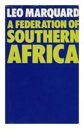 Couverture du produit · Federation of Southern Africa