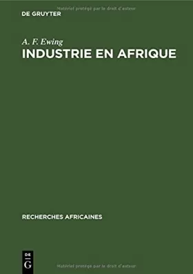 Couverture du produit · Industrie En Afrique