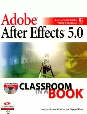 Couverture du produit · After Effects 5.0 (avec CD-Rom)