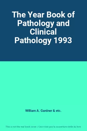 Couverture du produit · The Year Book of Pathology and Clinical Pathology 1993