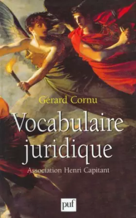 Couverture du produit · Vocabulaire juridique